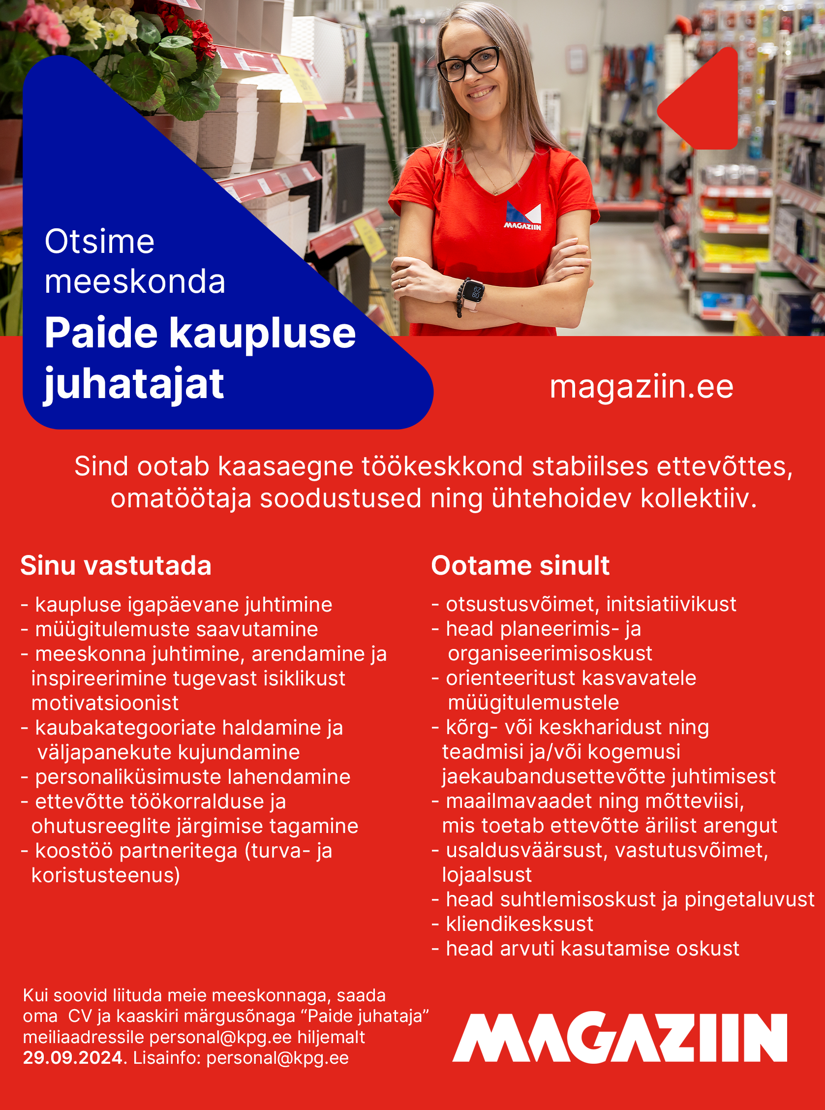 PAIDE KAUPLUSE JUHATAJA