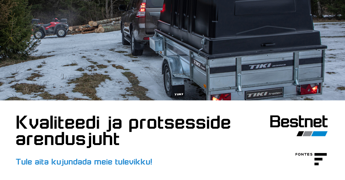 KVALITEEDI JA PROTSESSIDE ARENDUSJUHT