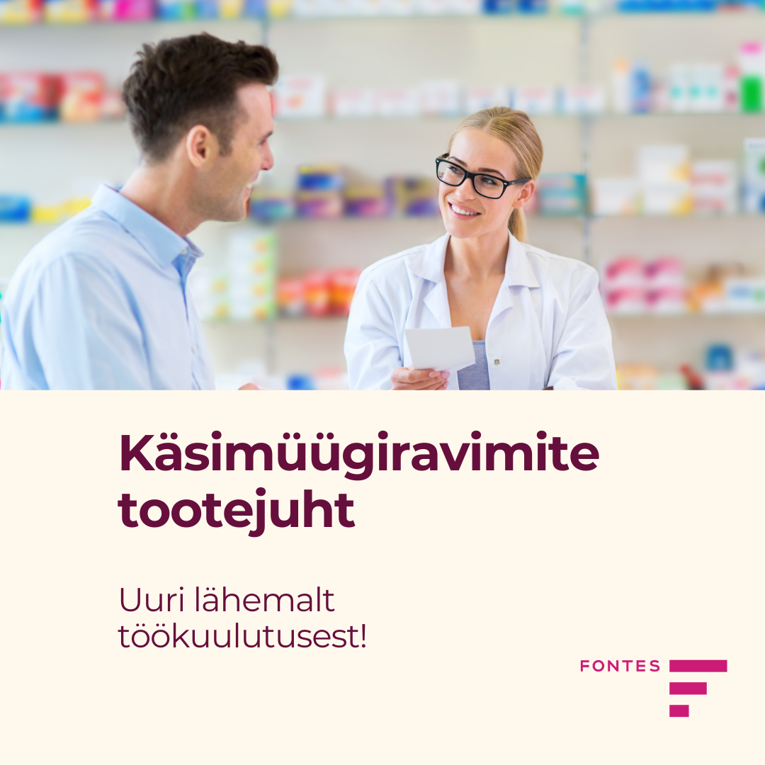 KÄSIMÜÜGIRAVIMITE TOOTEJUHT