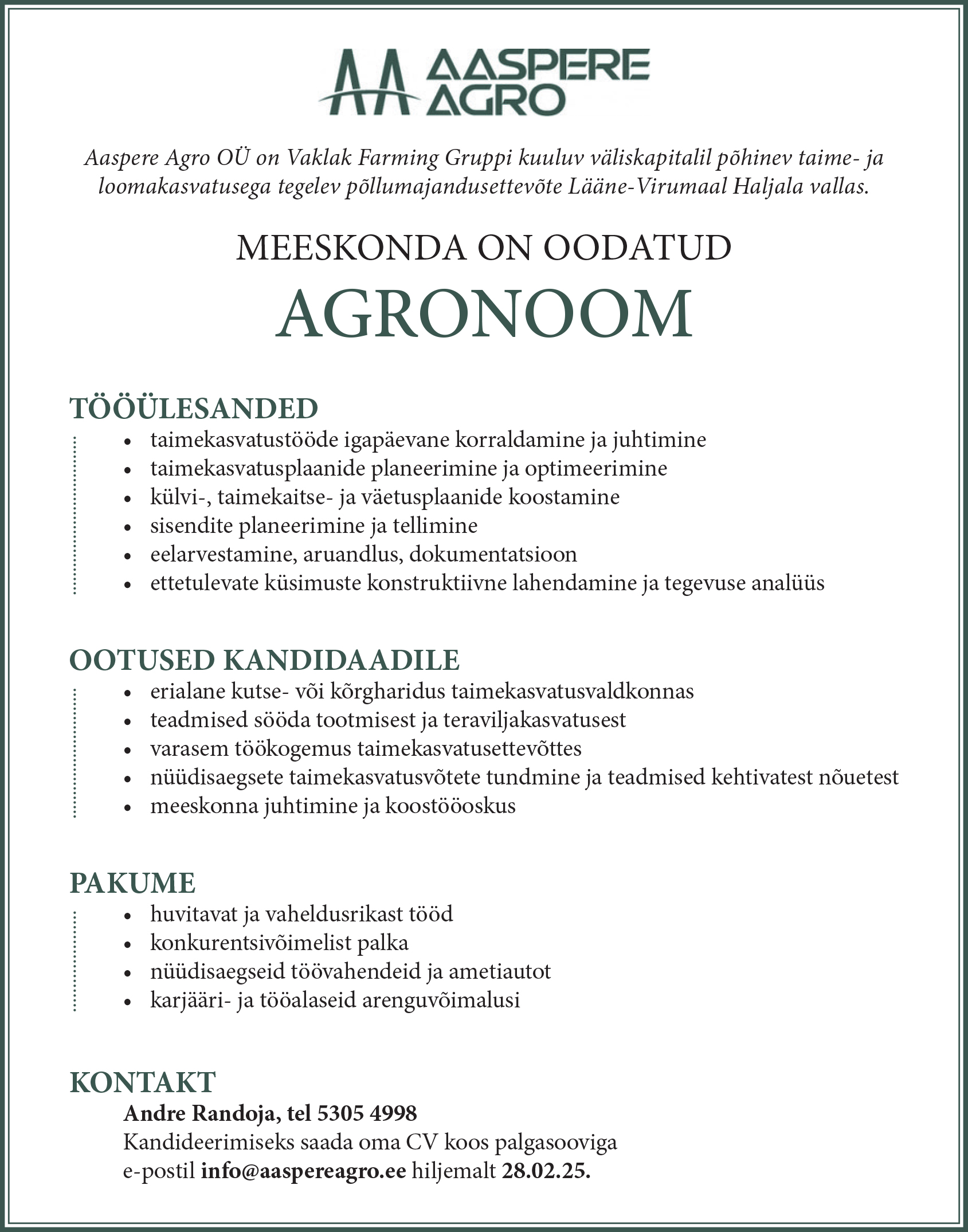 AGRONOOM