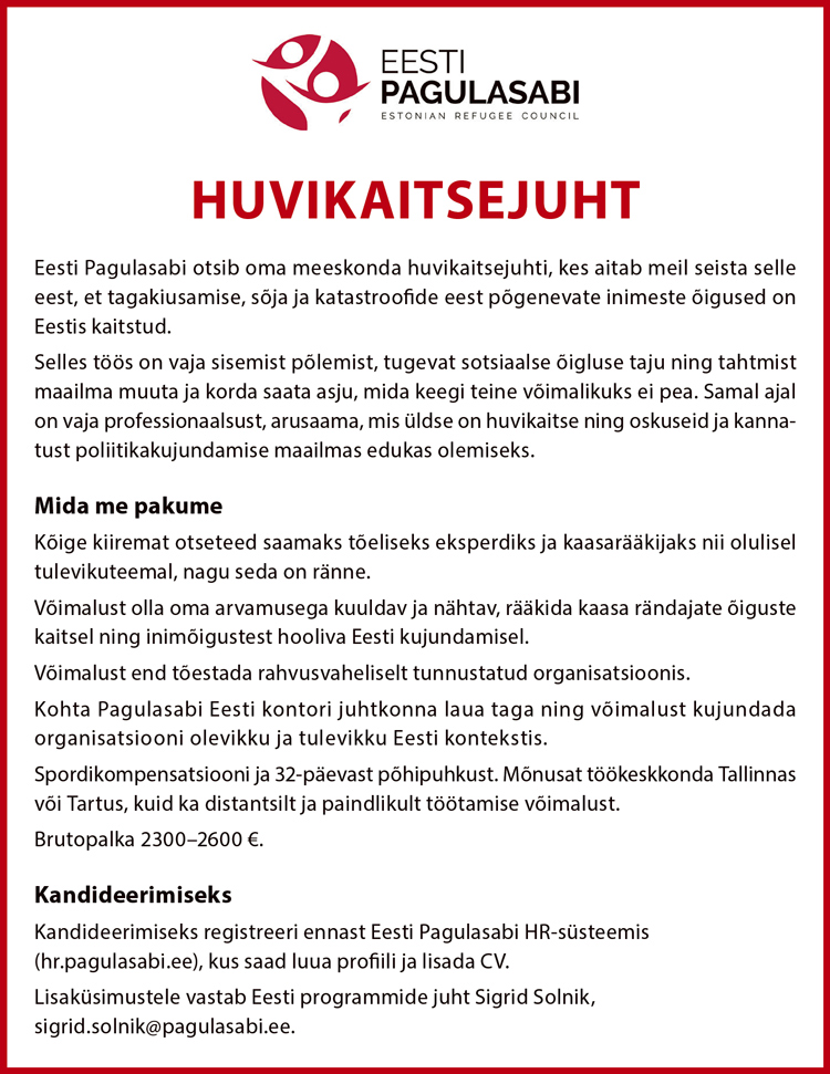 HUVIKAITSEJUHT