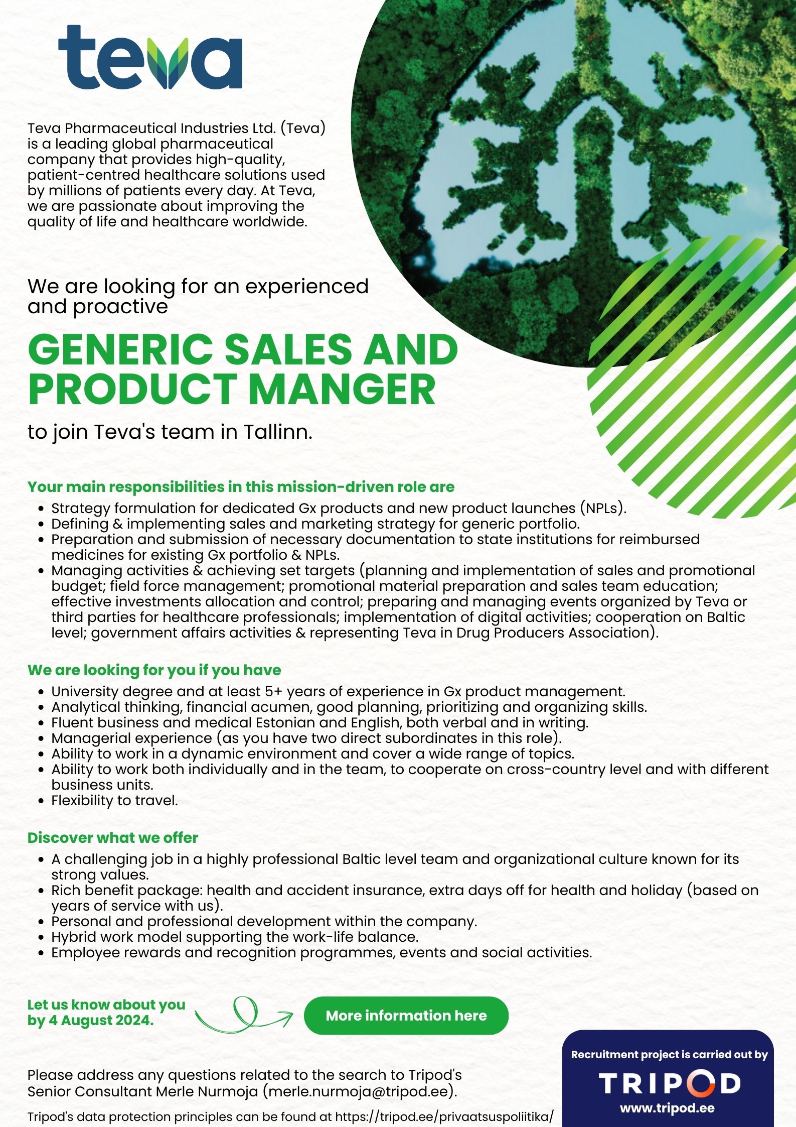 Generic Sales and Product Manager