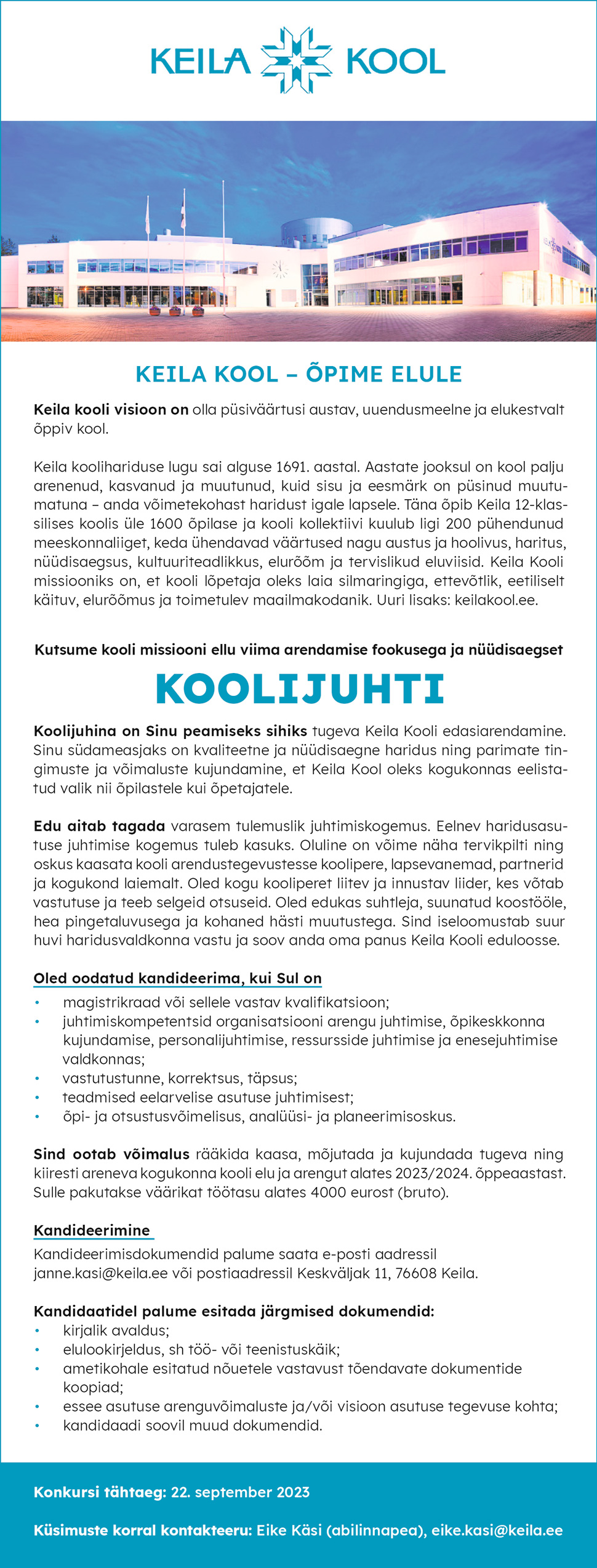 KOOLIJUHT