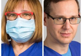 Dr Aino Rõõm ja dr Aleksei Nelovkov